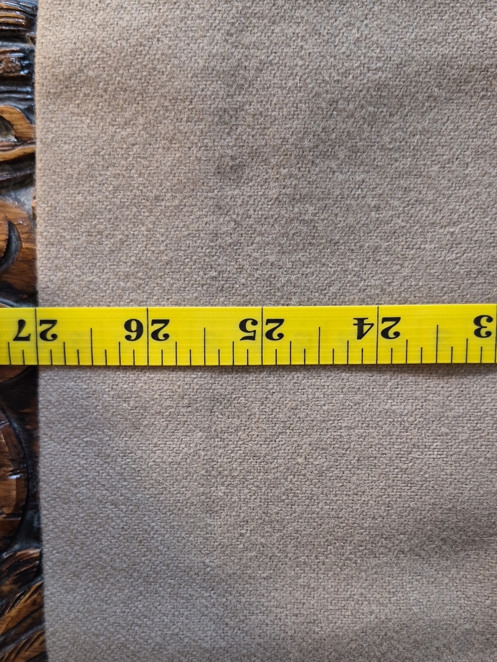 EVAN PICONE 70s Wool A LINE Skirt Camel 10 - Picture 8 of 8